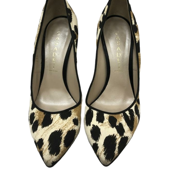 Casadei Leopard Print Heels - Picture 3 of 9